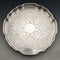 British Vintage Silver Plated Gallery Tray with Legs 25cm Diameter Walker&Hall
